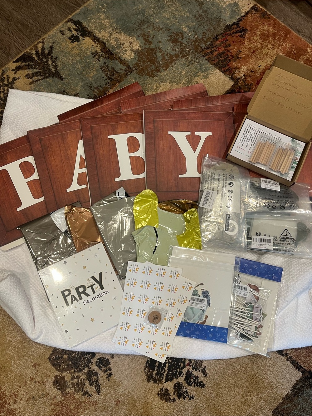 Let The Adventure Begin/Woodsy Animals Baby Shower Theme Items